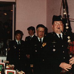 Playing Head Table in at Xmas Dinner CFB Toronto 1995 